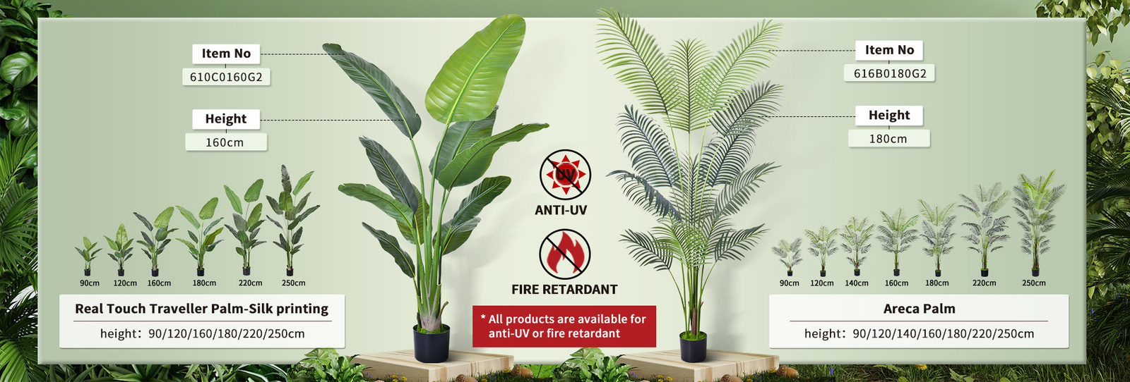 Künstliche tropische Palme