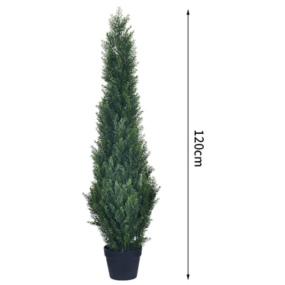 120-200cm Custom Size Artificial Cypress Evergreen In All Seasons Potted Floor Plants