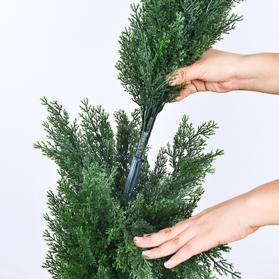 120-200cm Custom Size Artificial Cypress Evergreen In All Seasons Potted Floor Plants