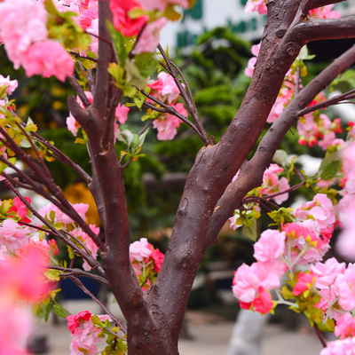 250cm Plastic Artificial Cherry Blossom Tree Decoration Plant For Reception Center
