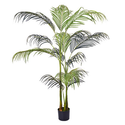 Faux Silk Hawaii Palm Artificial Plant Wholesale Palm Trees For Indoor Home Living Room Corner Decor Faux Tropical Plant