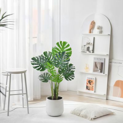 4ft 5.3ft 6ft Realistic Artificial Monstera Plant​ For Home And Office Decoration Custom Sizes Available