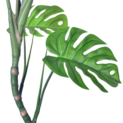 140cm/ 170cm faux monstera plant​ with Aerial Roots | Single Stem Silk Plant | Hotel Lobby Tree | Factory Direct