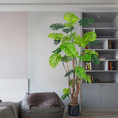 240cm Giant Artificial Monstera Plants With Realistic Leaves For Office & Hotel Decor
