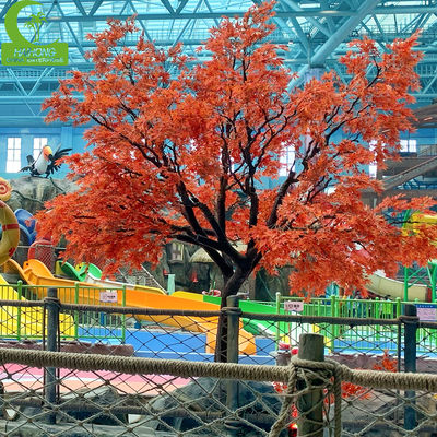 Large Handmade Artificial Yellow Maple Tree Chinese Maple Trees Faux Japanese Red Maple Tree