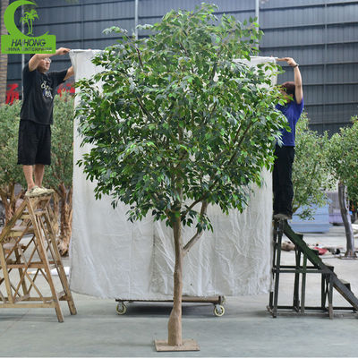 Factory Price Custom Large Green Ficus Tree Look Natural Fake Olive Tree Artificial Big Banyan Tree for Indoor Home Hotel