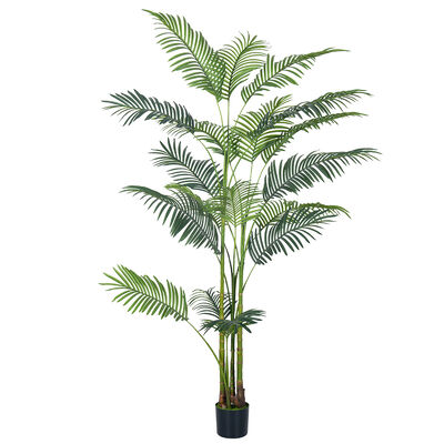 Wholesale Indoor Artificial Plants Faux Hawaii PalmPotted Plants For Indoor Decoration