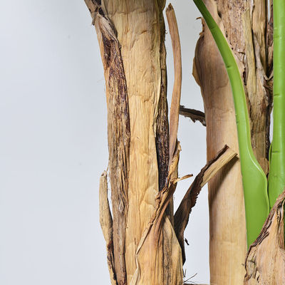 Wholesale 7 FT Artificial Banana Tree Plant | Natural Bark Trunk | Free Maintenance | Indoor Palm for Living Room & Office Decor