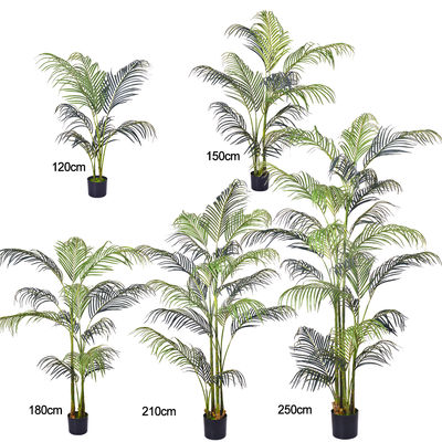 Faux Silk Hawaii Palm Artificial Plant Wholesale Palm Trees For Indoor Home Living Room Corner Decor Faux Tropical Plant