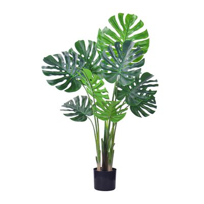 4ft 5.3ft 6ft Realistic Artificial Monstera Plant​ For Home And Office Decoration Custom Sizes Available