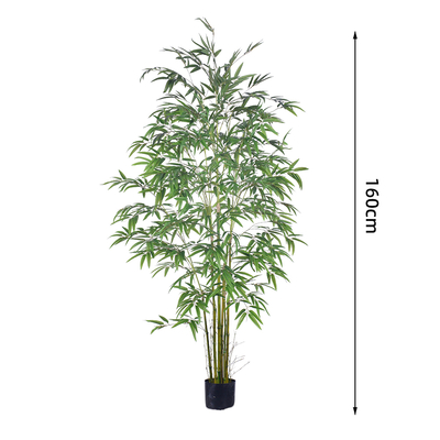 Wholesale Artificial Bamboo Plant Tree With Plastic Pot For Home Decor, Apartment Or Office– Realistic Fake Indoor Plants For Living Room, Bedroom, Bathroom, Entryway – Faux Greenery For Home DéCor
