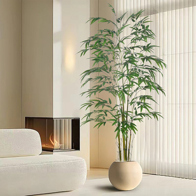 Wholesale Artificial Bamboo Plant Tree With Plastic Pot For Home Decor, Apartment Or Office– Realistic Fake Indoor Plants For Living Room, Bedroom, Bathroom, Entryway – Faux Greenery For Home DéCor