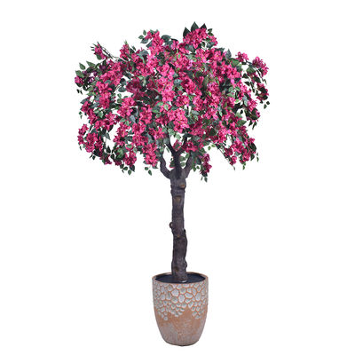 Künstliche Pflanzen Fast Natürliche Künstliche Bougainvillea rosa Blumen Weihnachtsfeiertagsdekoration Baum