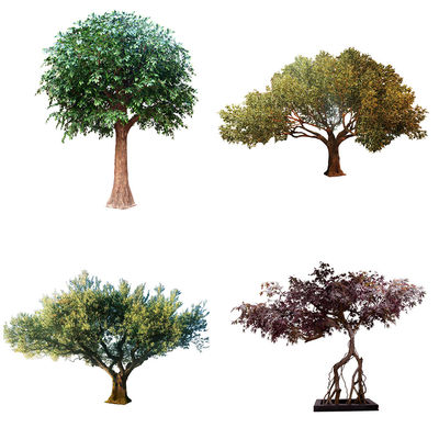 Baum-gefälschter Ahornbaum ROHS 350cm künstliche Landschaftsfür Flughafen
